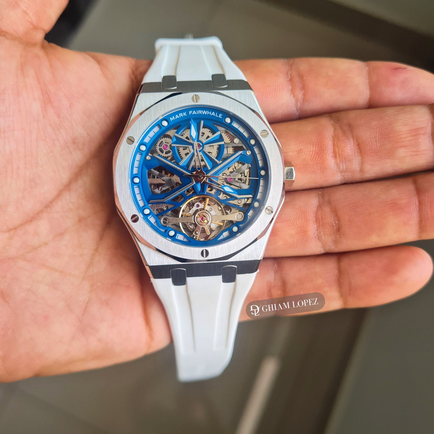 Reloj Automático MARK FAIRWHALE MYSTIC - Blanco Plata