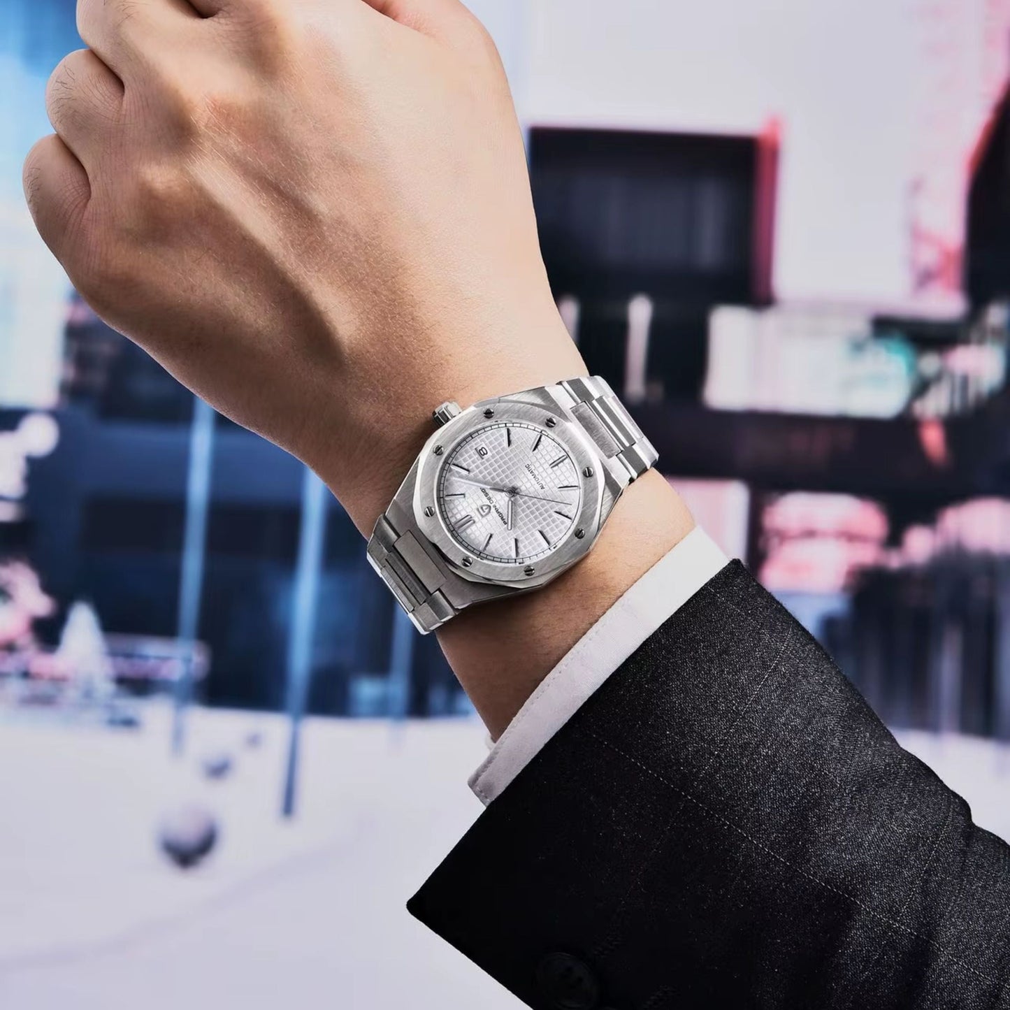 Reloj Automático PAGANI DESIGN AP ROYAL OAK, PD-1673 - Blanco