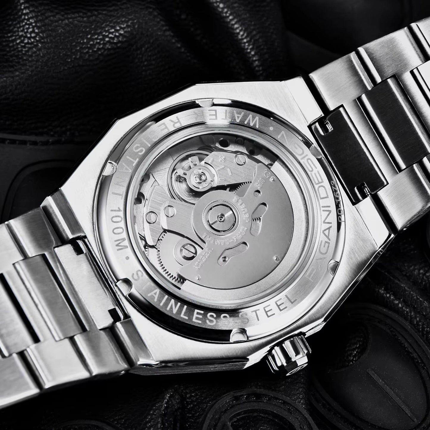 Reloj Automático PAGANI DESIGN AP ROYAL OAK, PD-1673 - Negro