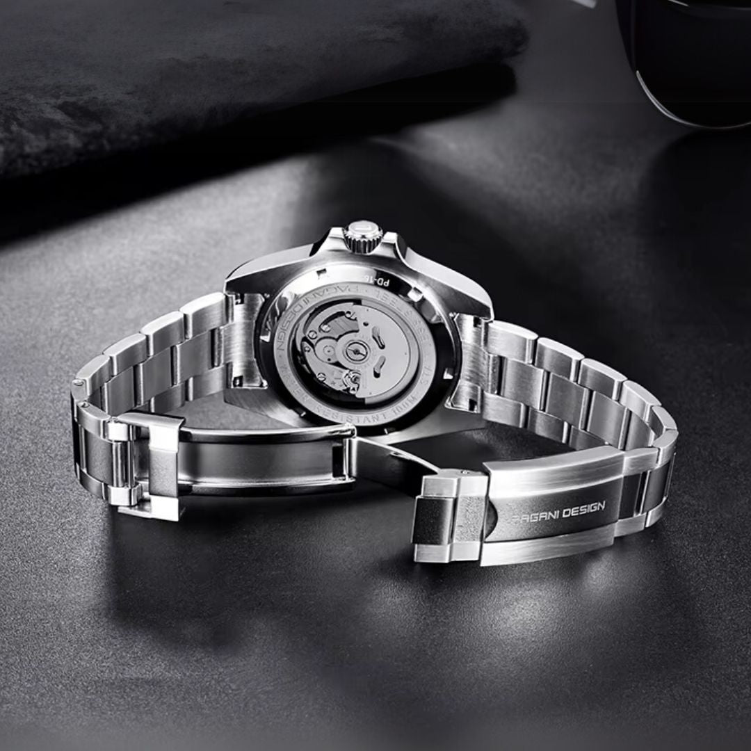 Reloj Automático PAGANI DESIGN YATCH MASTER, PD-1651 - Gris Azul Oscuro