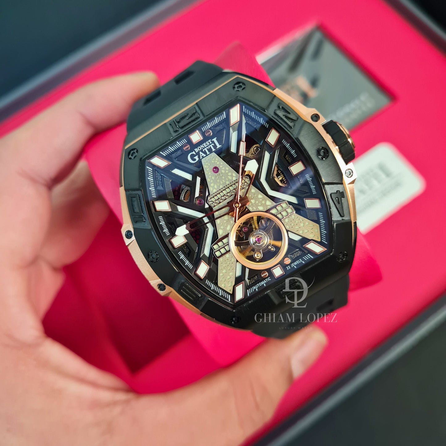 Reloj Automático BONEST GATTI BG5001 - Negro