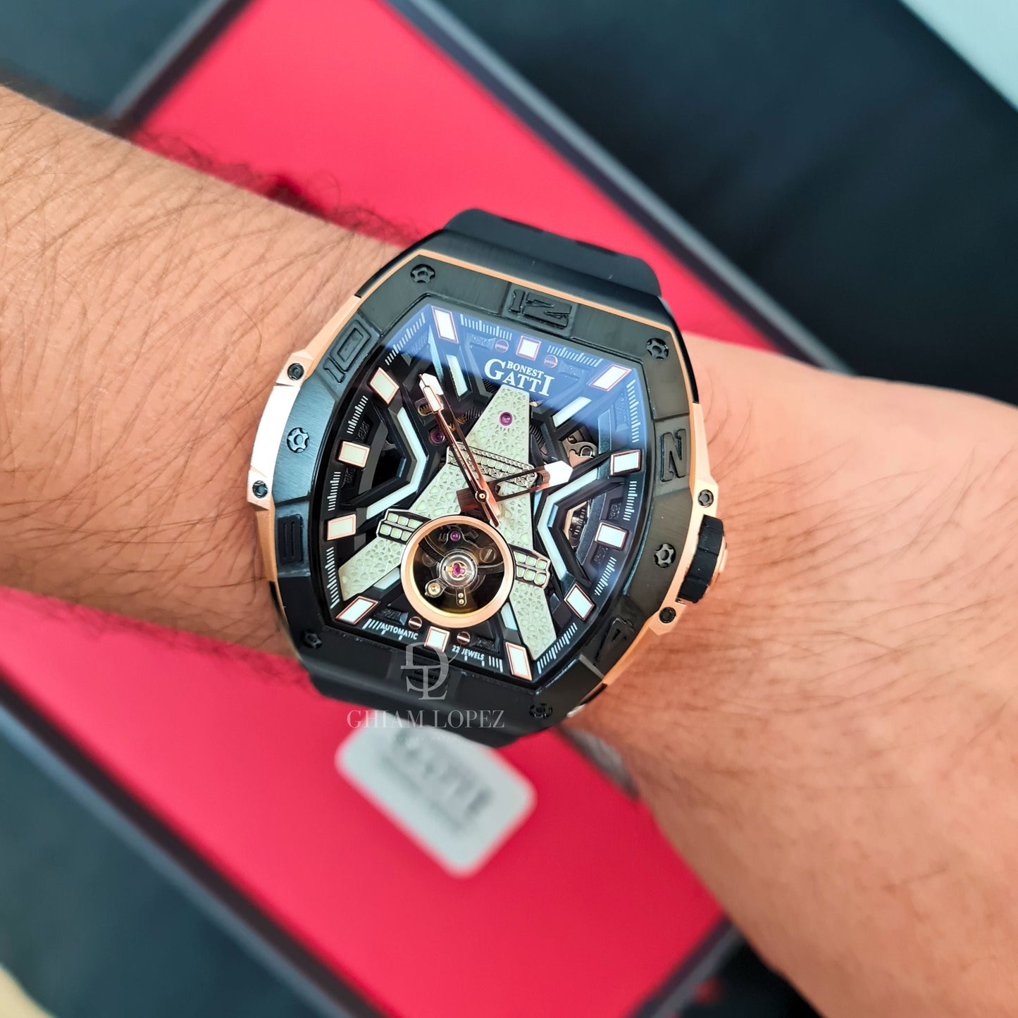 Reloj Automático BONEST GATTI BG5001 - Negro
