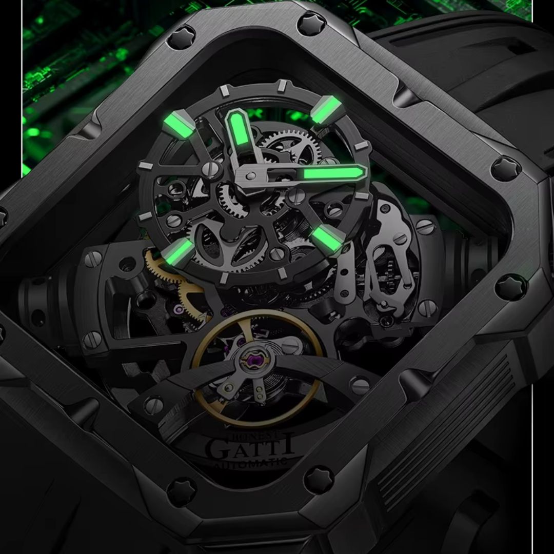 Reloj Automático BONEST GATTI BG4001 - Negro Plata