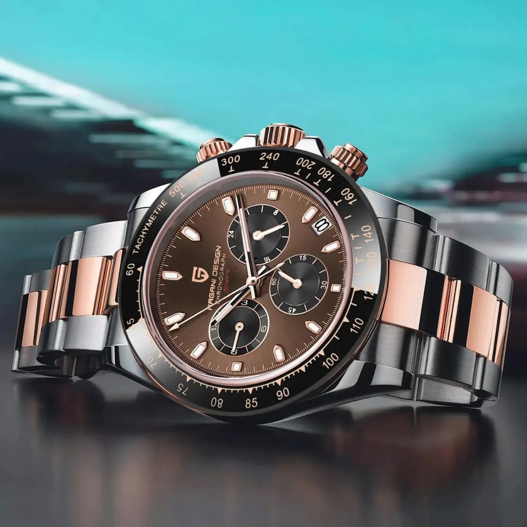 Reloj Cuarzo PAGANI DESIGN DAYTONA, PD-1644 - Chocolate