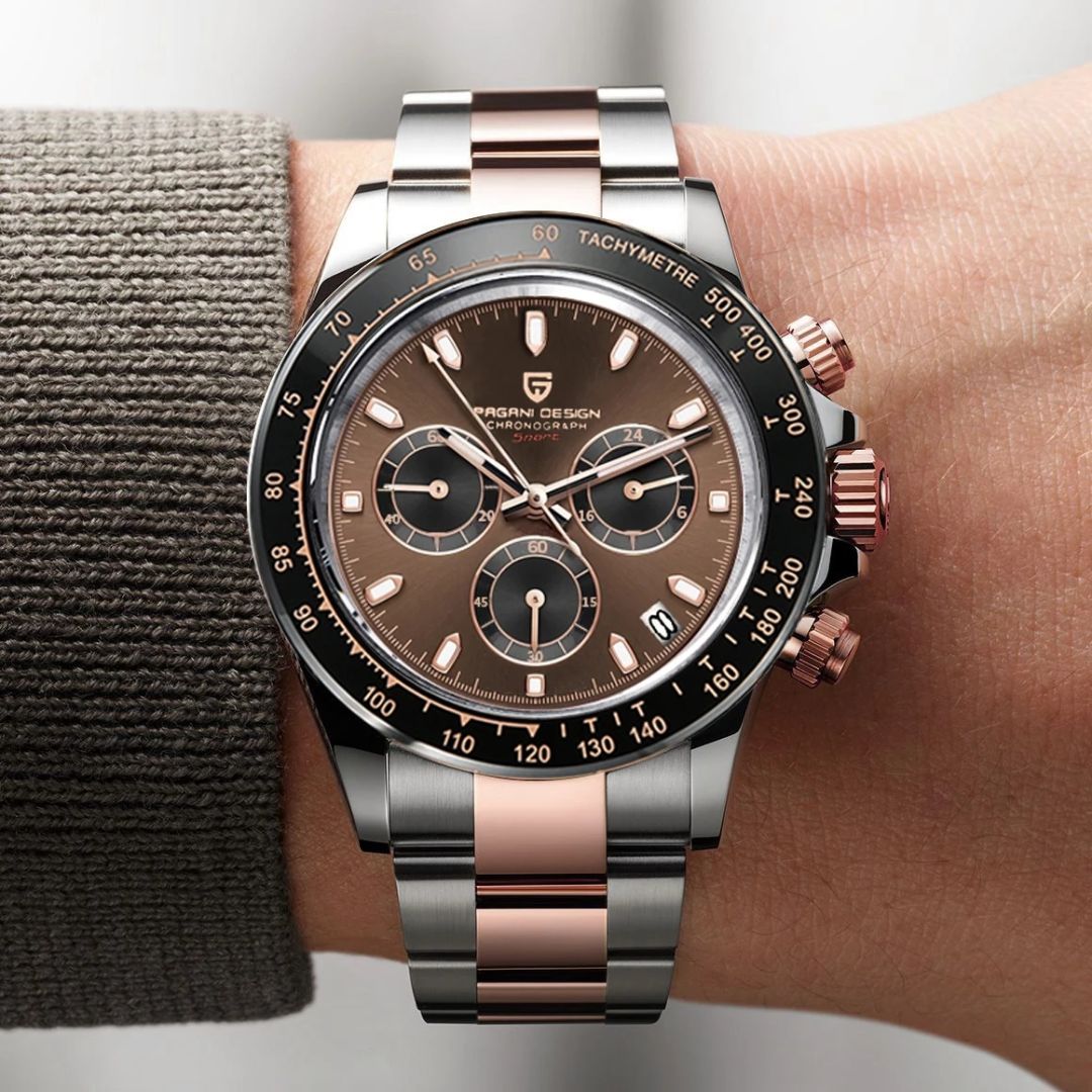 Reloj Cuarzo PAGANI DESIGN DAYTONA, PD-1644 - Chocolate