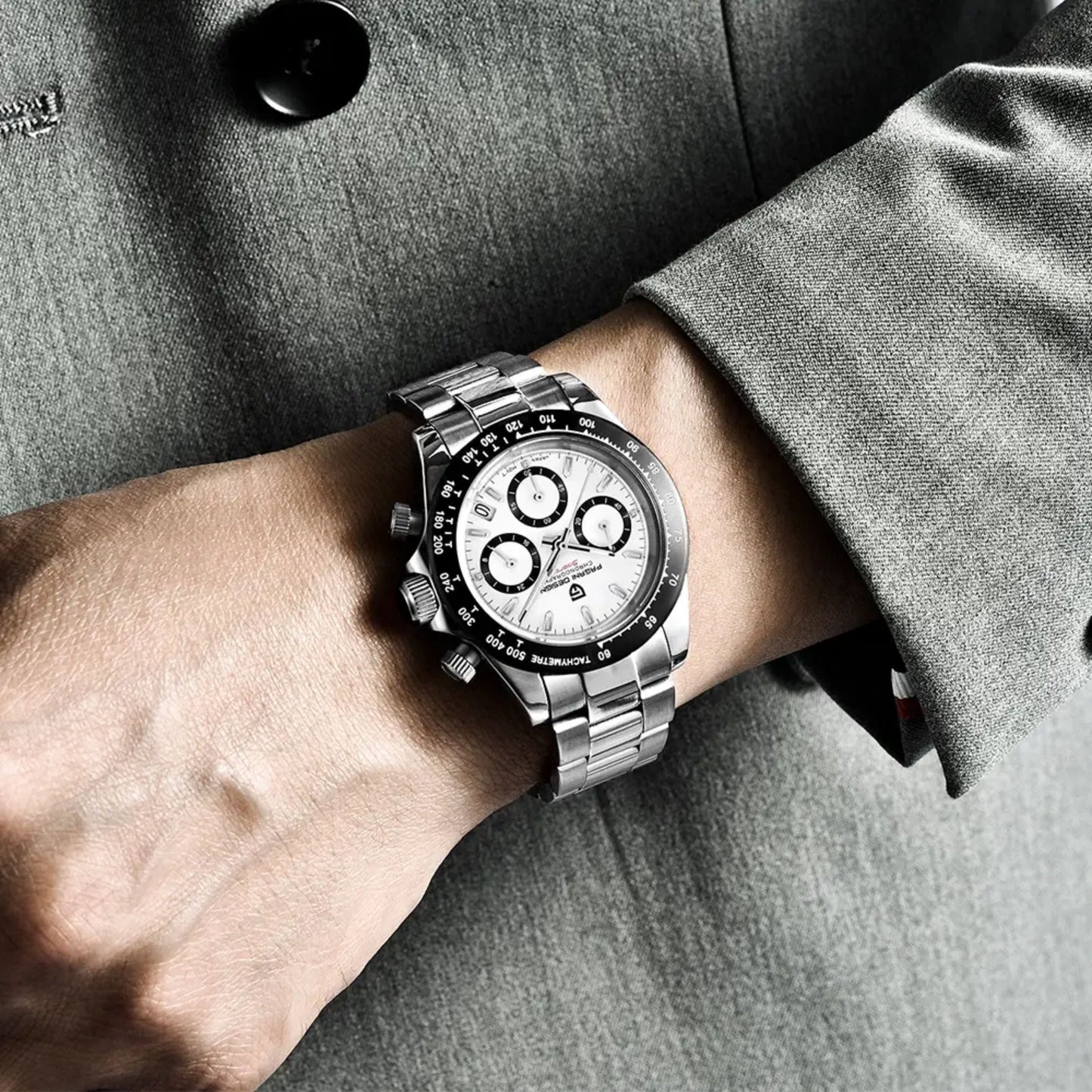 Reloj Cuarzo PAGANI DESIGN DAYTONA, PD-1644 - Panda