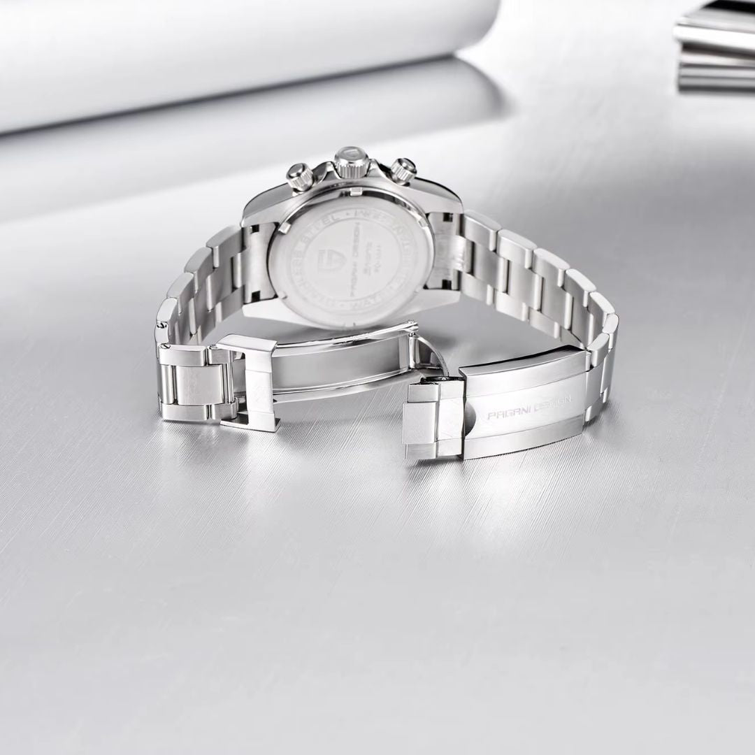 Reloj Cuarzo PAGANI DESIGN DAYTONA RAINBOW, PD-1644 - Blanco Meteorito