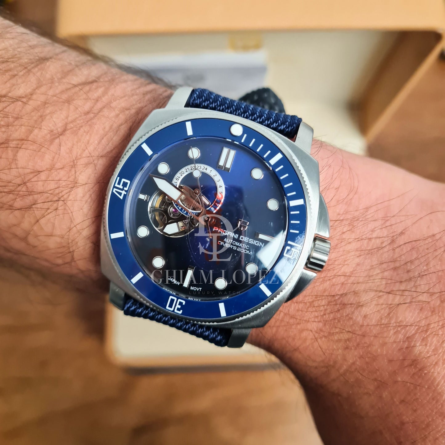 Reloj Automático PAGANI DESIGN PD-1736 - Azul