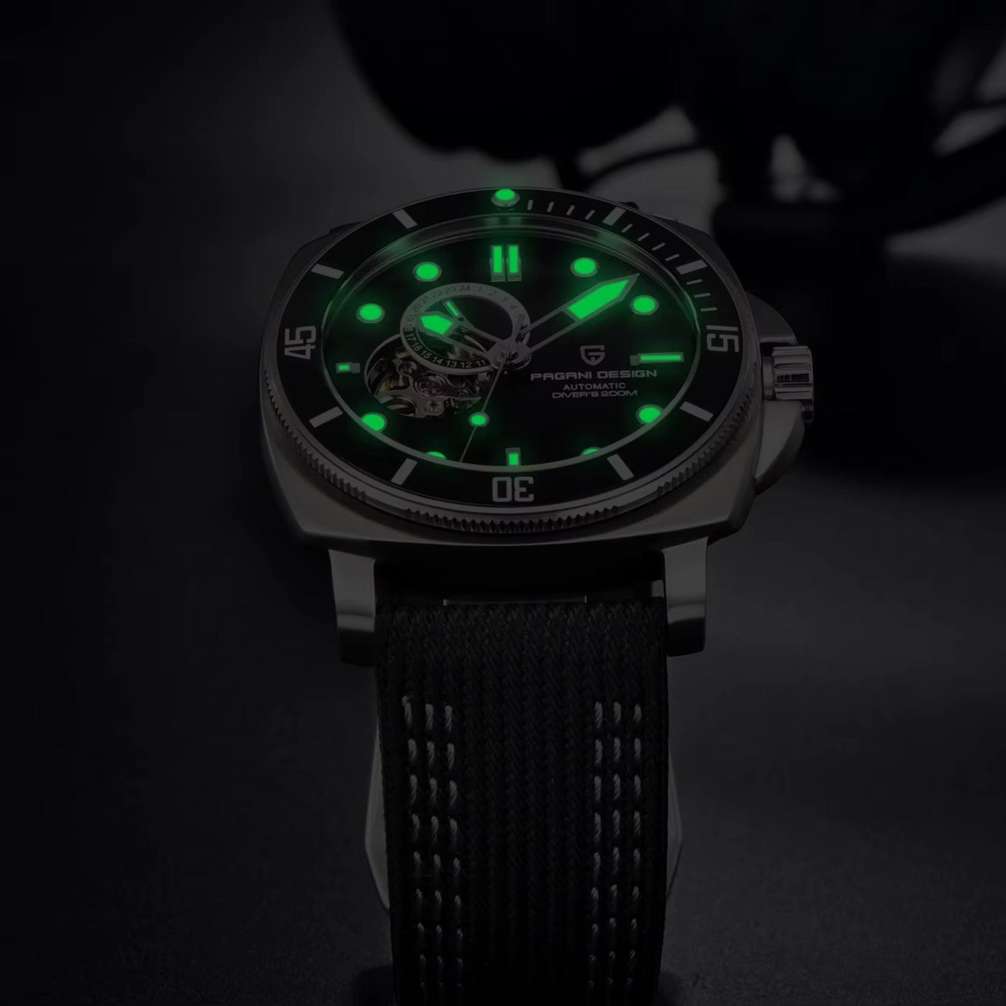 Reloj Automático PAGANI DESIGN PD-1736 - Negro