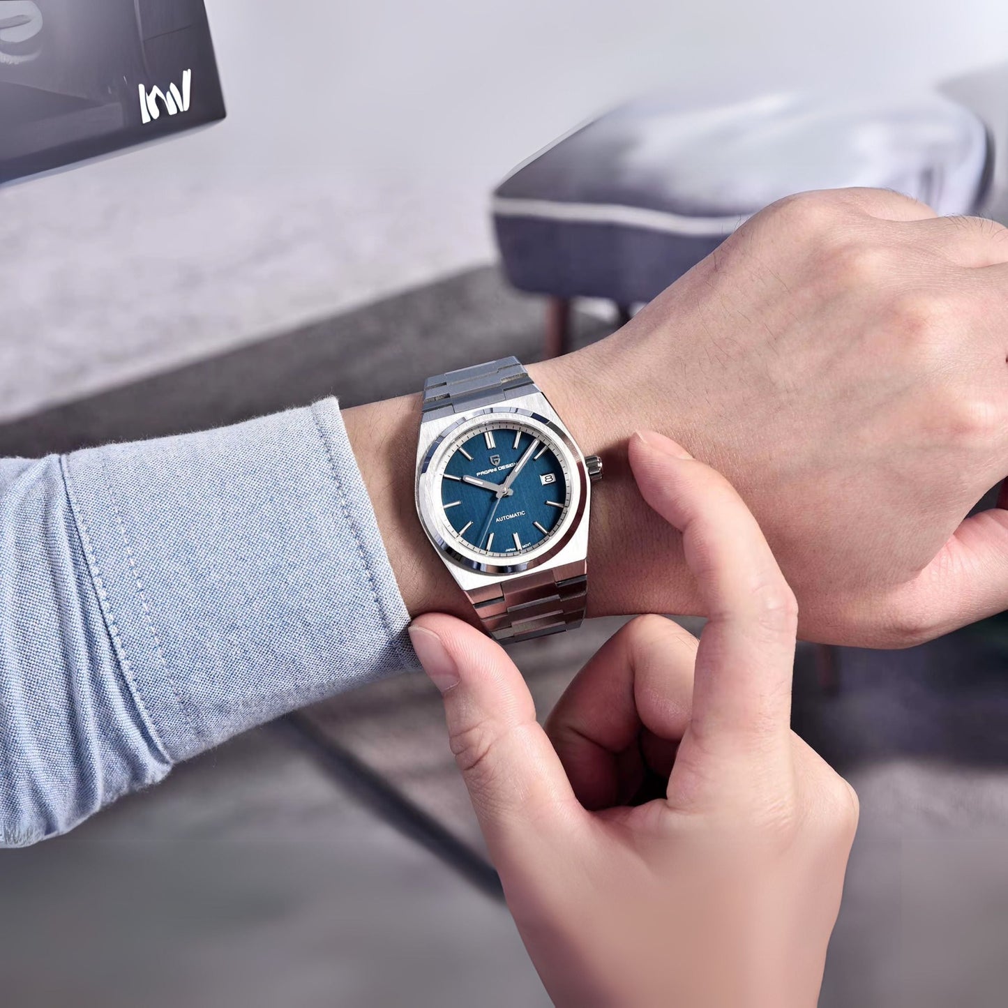 Reloj Automático PAGANI DESIGN PRX, PD-1753 - Azul