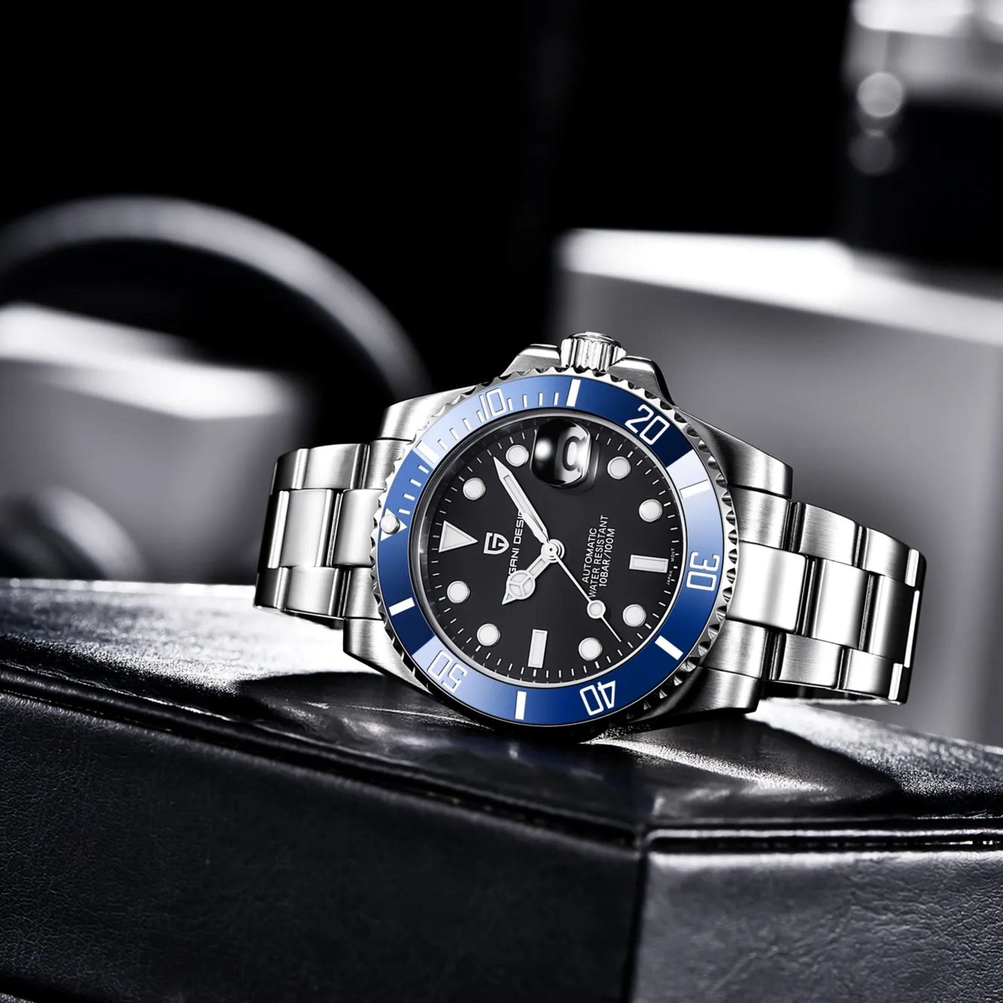 Reloj Automático PAGANI DESIGN SUBMARINER, PD-1661 - Cookie Monster