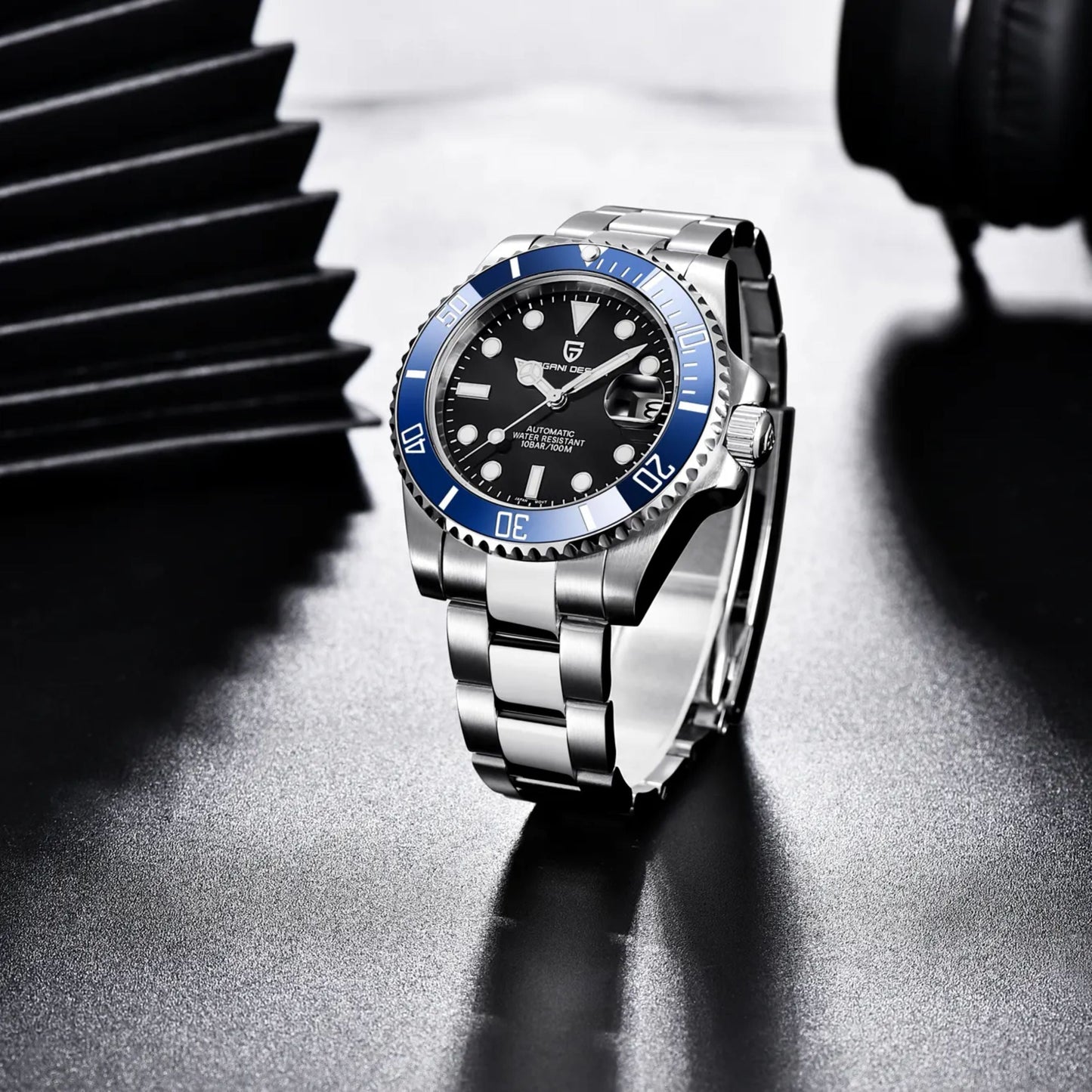 Reloj Automático PAGANI DESIGN SUBMARINER, PD-1661 - Cookie Monster