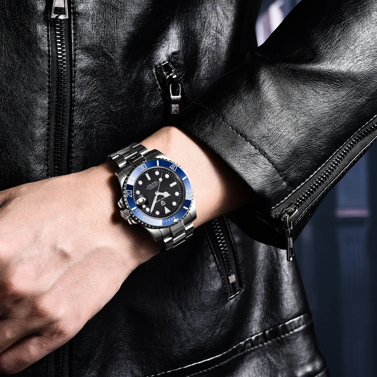 Reloj Automático PAGANI DESIGN SUBMARINER, PD-1661 - Cookie Monster