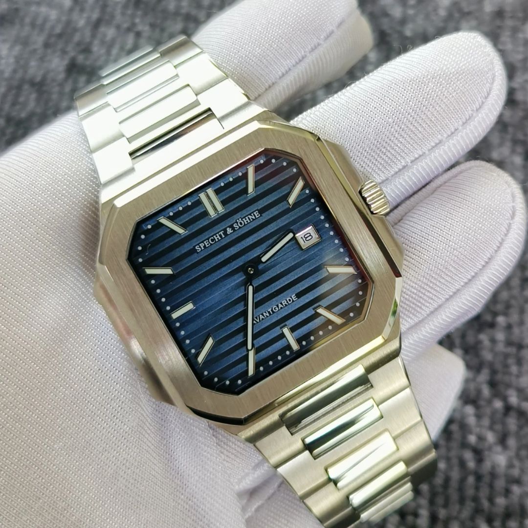 Reloj Automático SPETCH AND SOHNE CUBITUS, SP0028 - Plata Azul