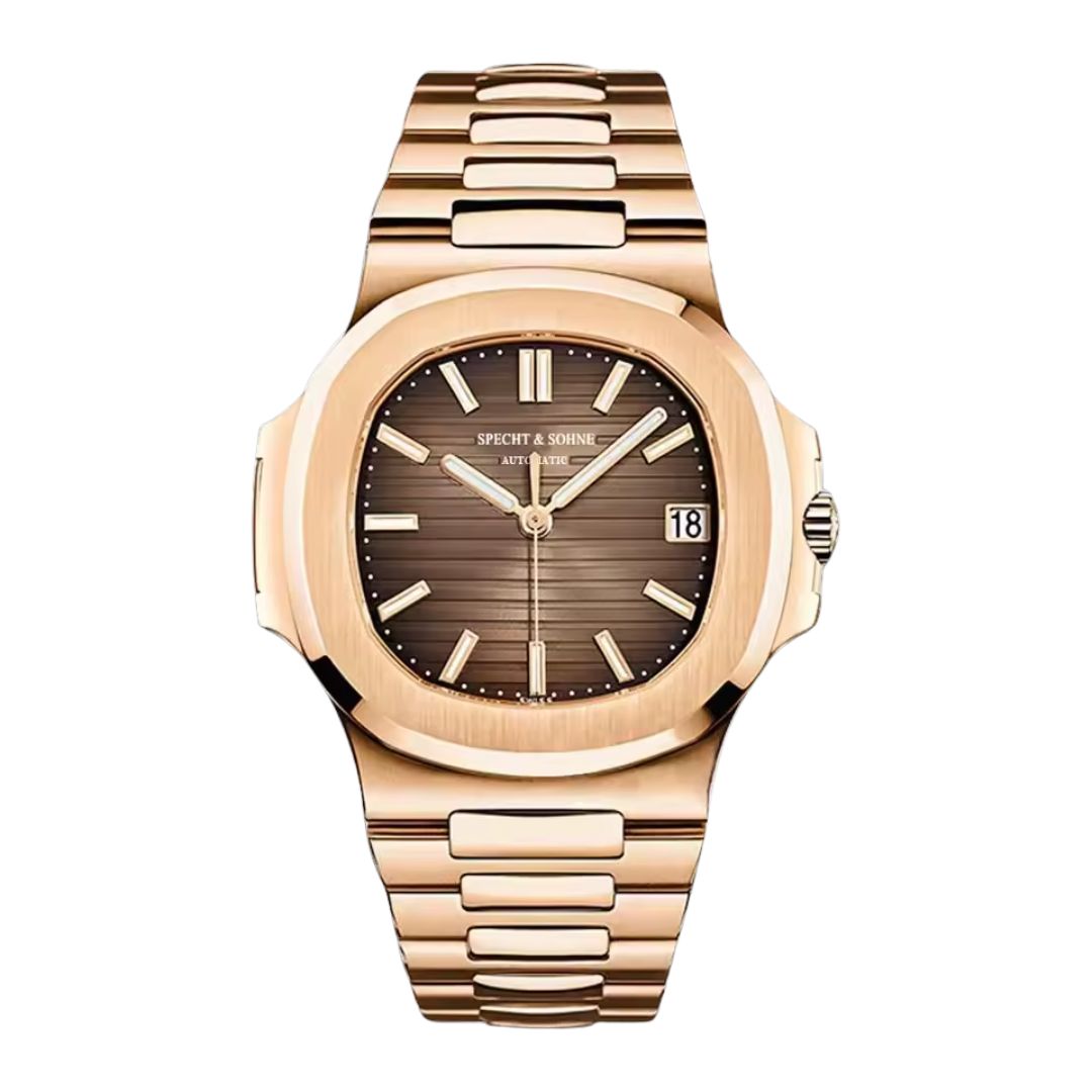 Reloj Automático SPETCH AND SOHNE NAUTILUS, SP0002 - Oro Rosa Chocolate