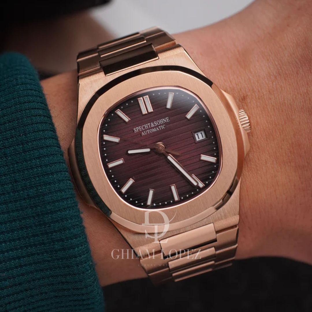 Reloj Automático SPETCH AND SOHNE NAUTILUS, SP0002 - Oro Rosa Chocolate