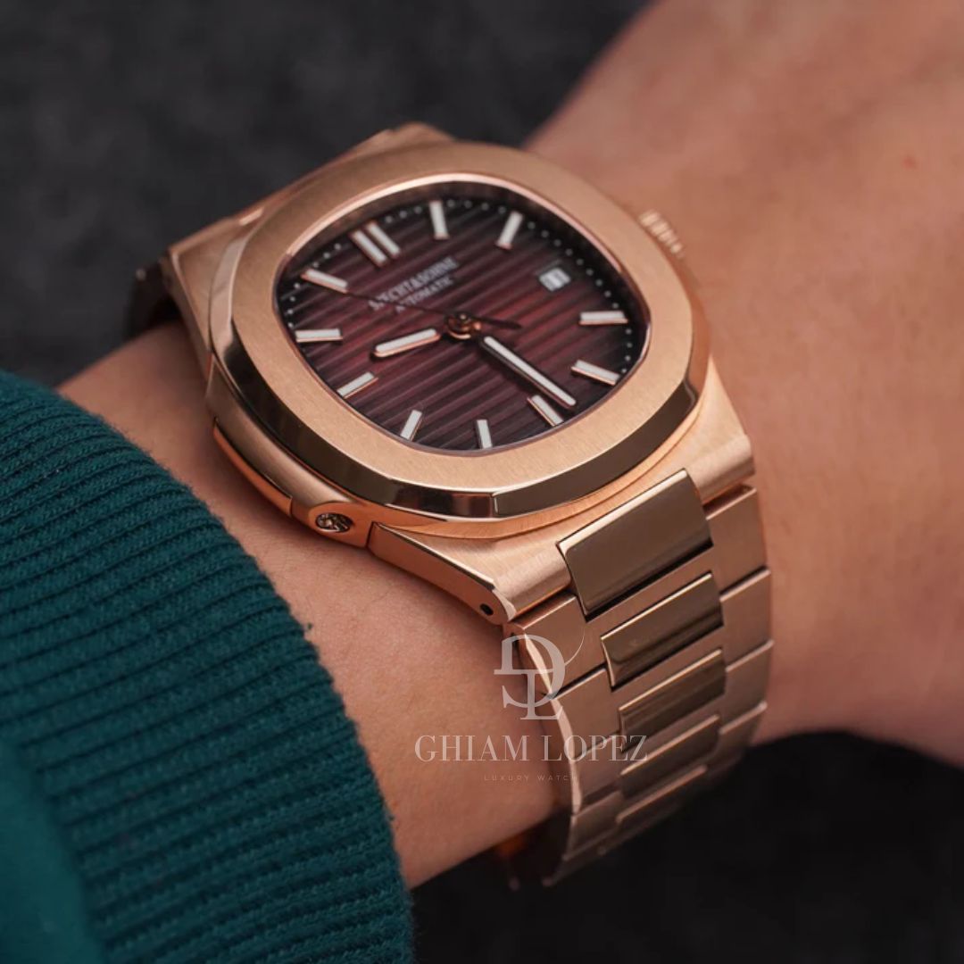 Reloj Automático SPETCH AND SOHNE NAUTILUS, SP0002 - Oro Rosa Chocolate