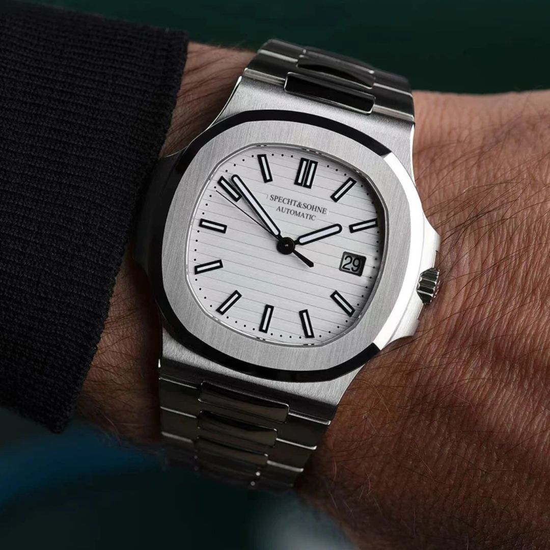 Reloj Automático SPETCH AND SOHNE NAUTILUS, SP0002 - Plata Blanco