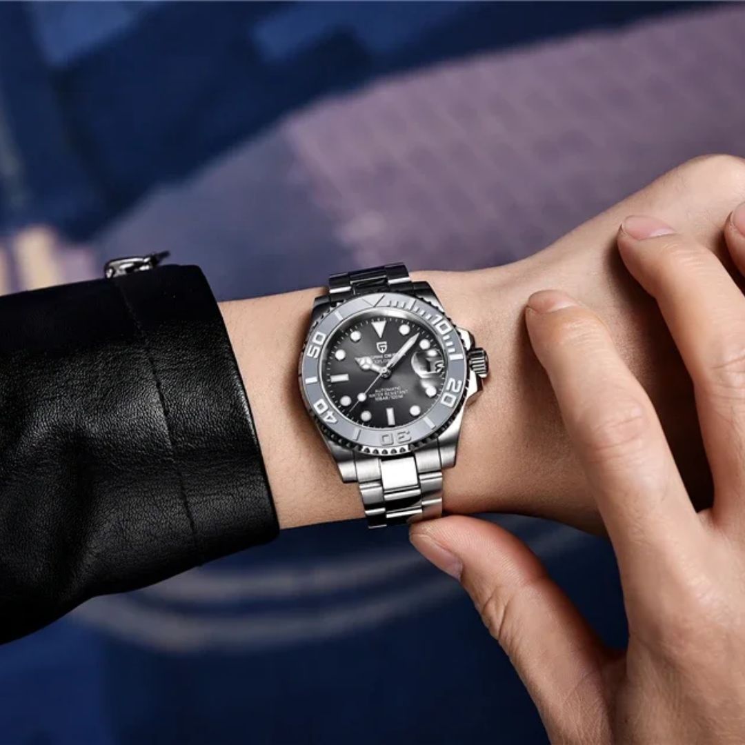 Reloj Automático PAGANI DESIGN YATCH MASTER, PD-1651 - Gris