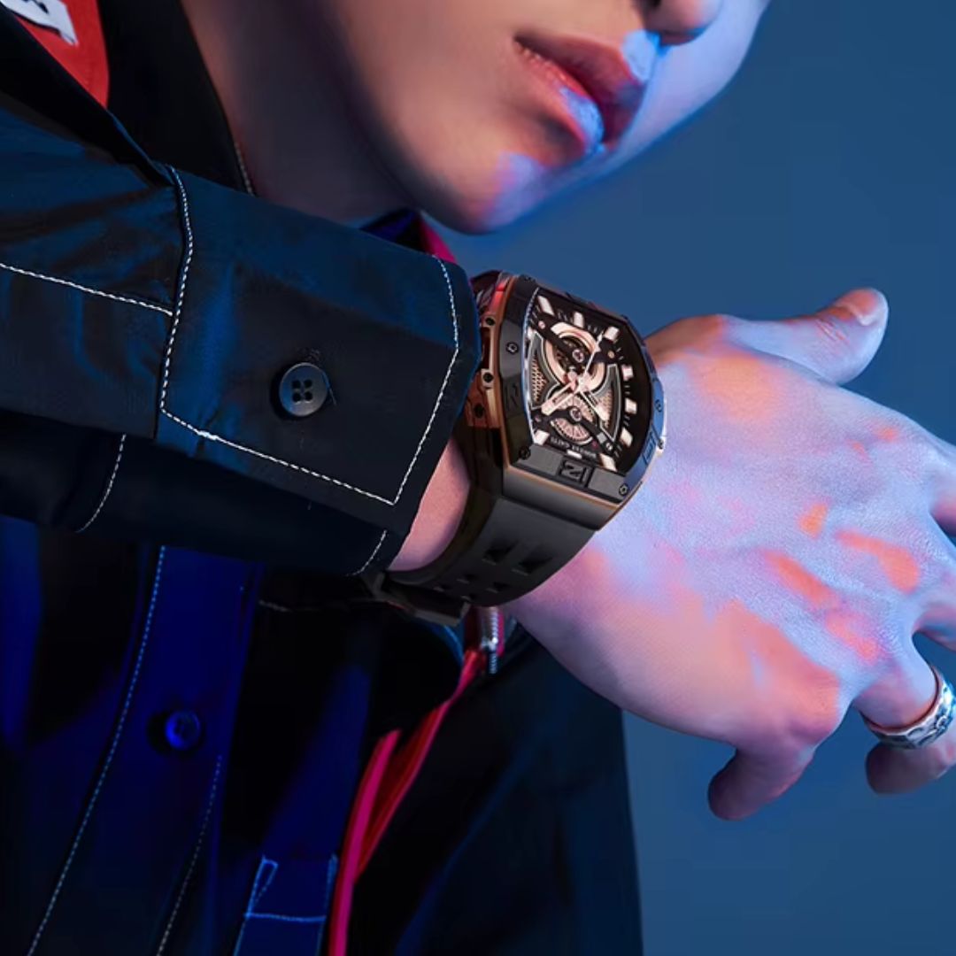 Reloj Automático BONEST GATTI BG5701 - Negro Plata
