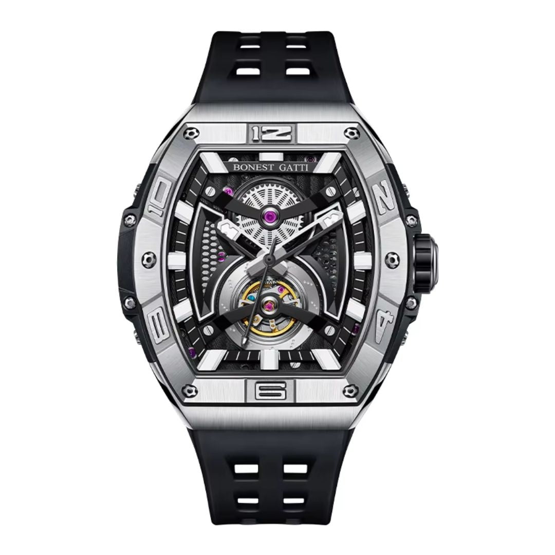 Reloj Automático BONEST GATTI BG5701 - Negro Plata