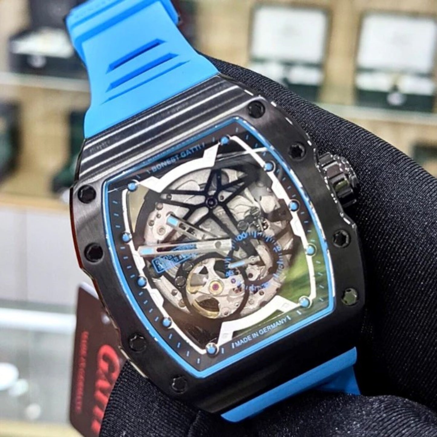 Reloj Automático BONEST GATTI BG9901 - Azul Negro