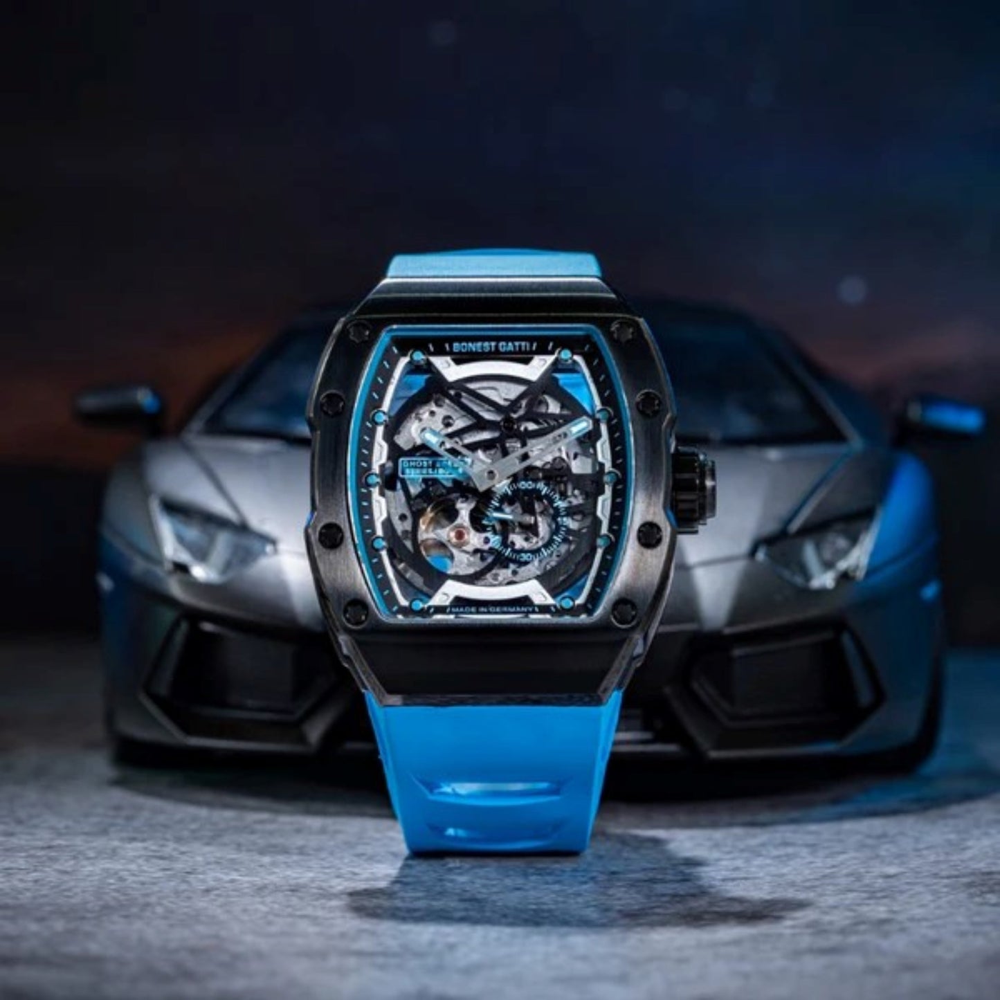 Reloj Automático BONEST GATTI BG9901 - Azul Negro