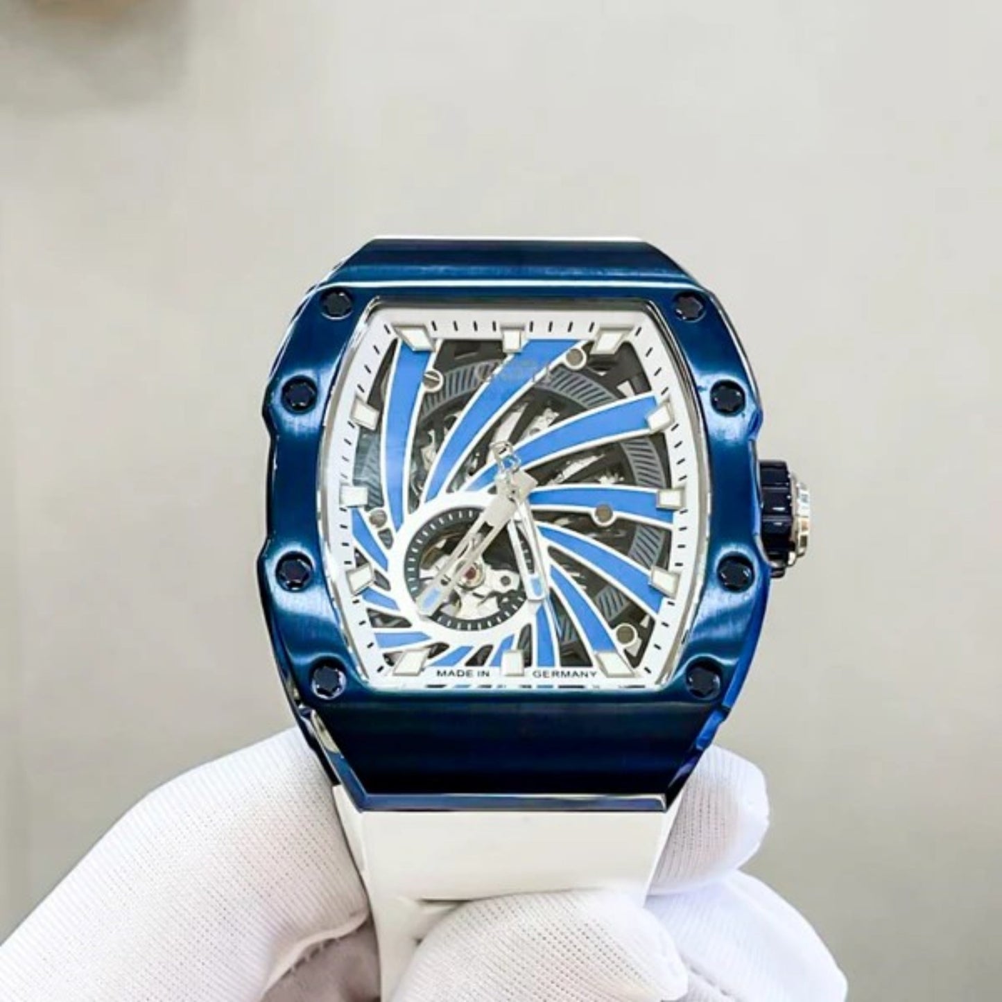 Reloj Automático BONEST GATTI BG9902 - Blanco Azul