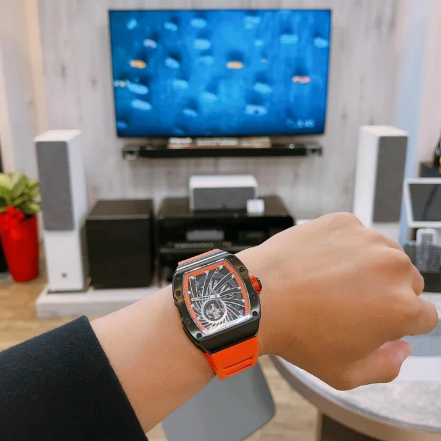 Reloj Automático BONEST GATTI BG9902 - Naranja Negro