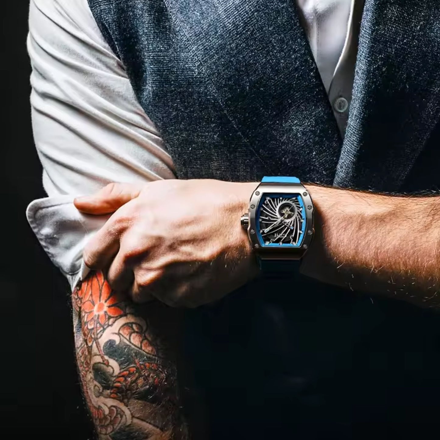 Reloj Automático BONEST GATTI BG9902 - Azul Negro