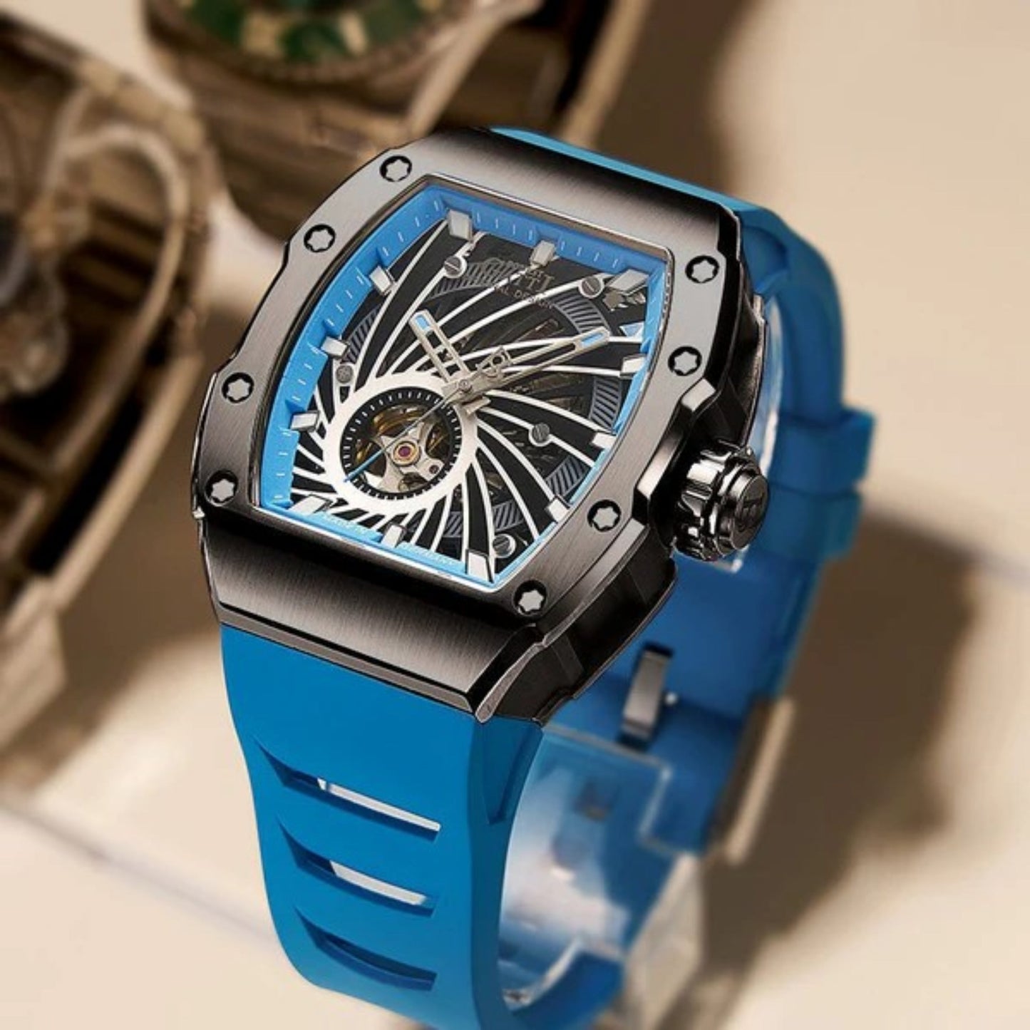 Reloj Automático BONEST GATTI BG9902 - Azul Negro