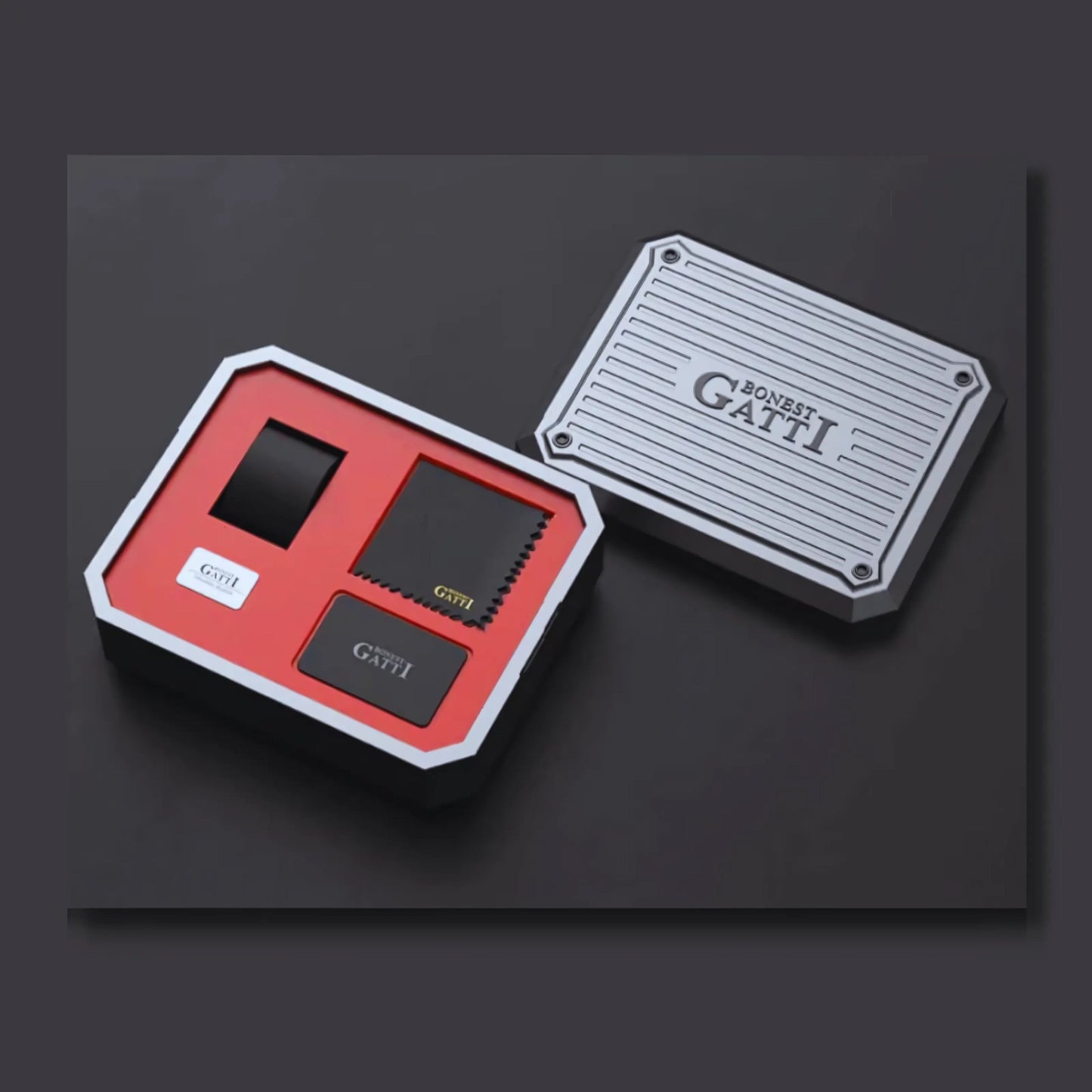Reloj Automático BONEST GATTI BG7601 Cuero - Rojo