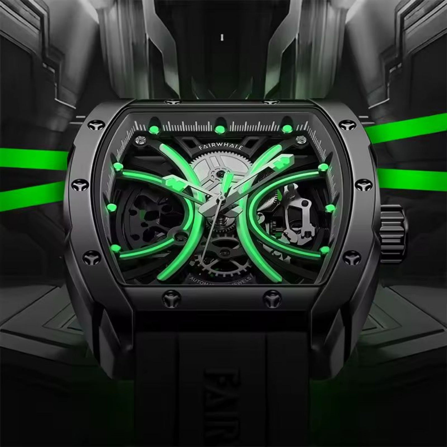 Reloj Automático MARK FAIRWHALE VALYRIAN - Rojo
