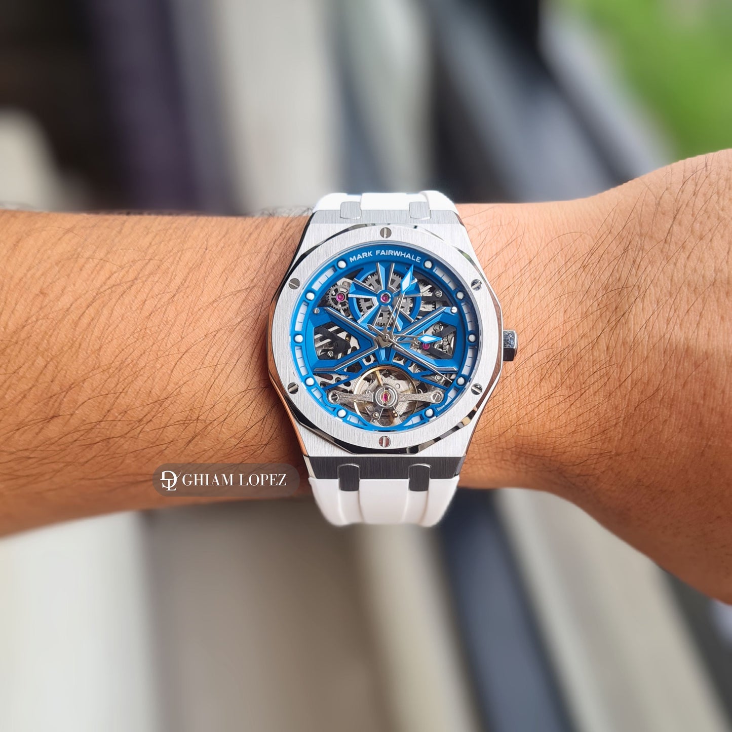 Reloj Automático MARK FAIRWHALE MYSTIC - Blanco Plata