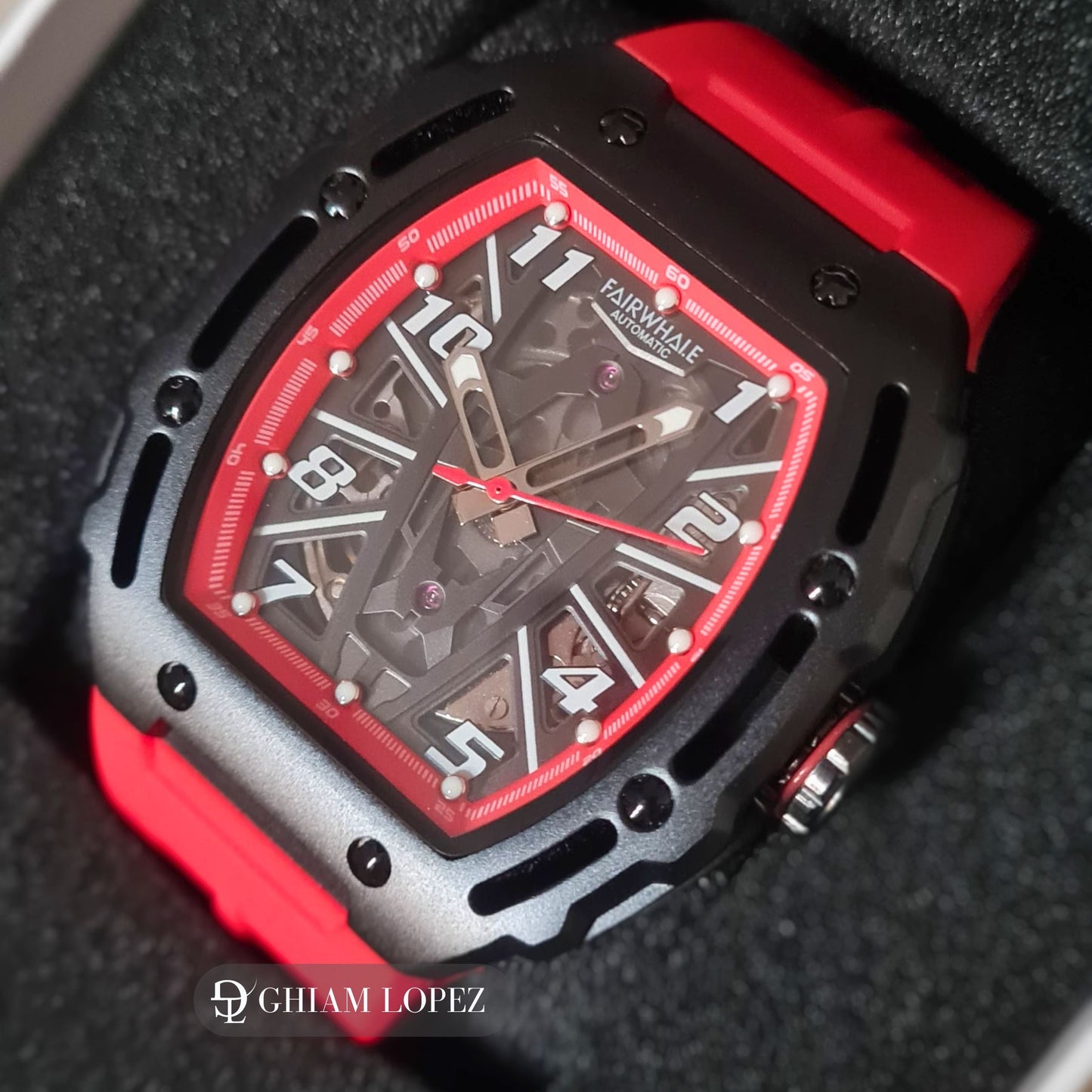 Reloj Automático MARK FAIRWHALE RADIANCE - Rojo