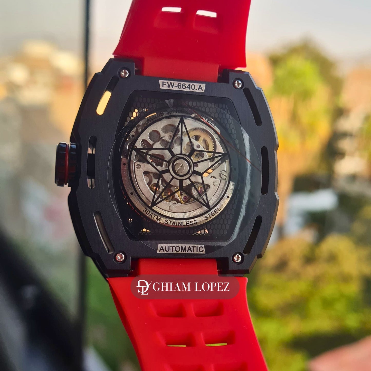 Reloj Automático MARK FAIRWHALE RADIANCE - Rojo