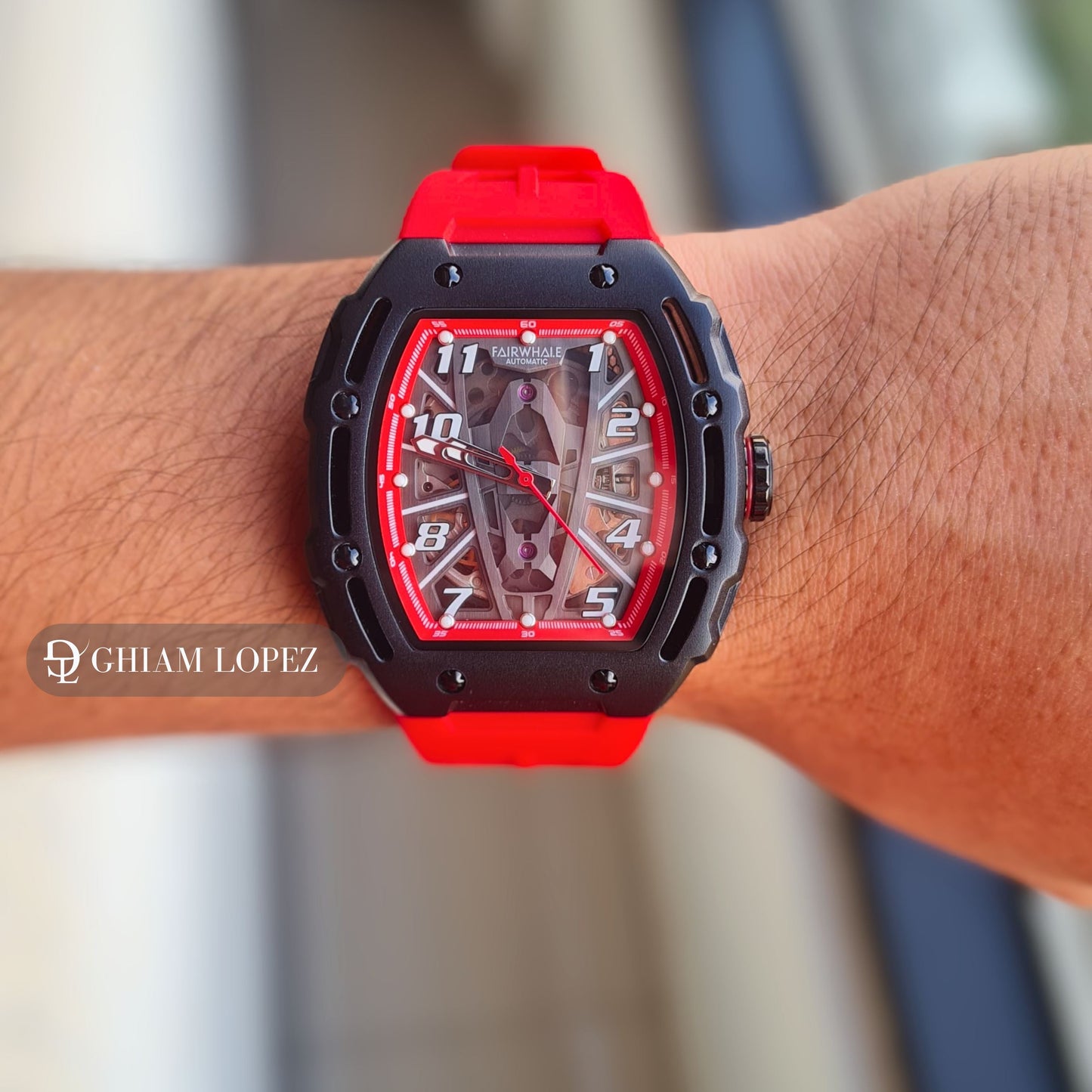Reloj Automático MARK FAIRWHALE RADIANCE - Rojo