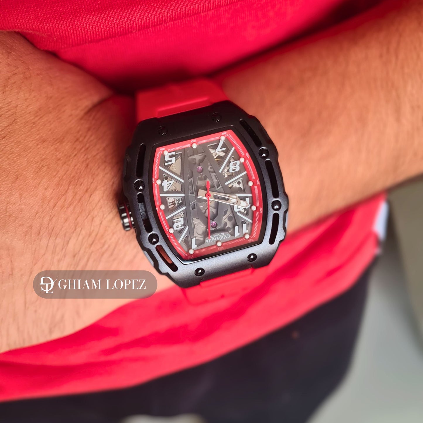 Reloj Automático MARK FAIRWHALE RADIANCE - Rojo