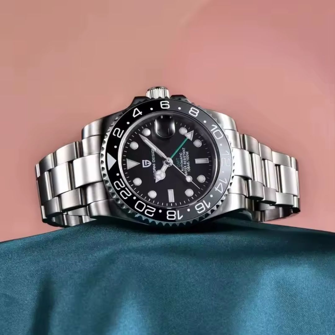 Reloj Automático PAGANI DESIGN GMT MASTER, PD-1662 - Bruce Wayne