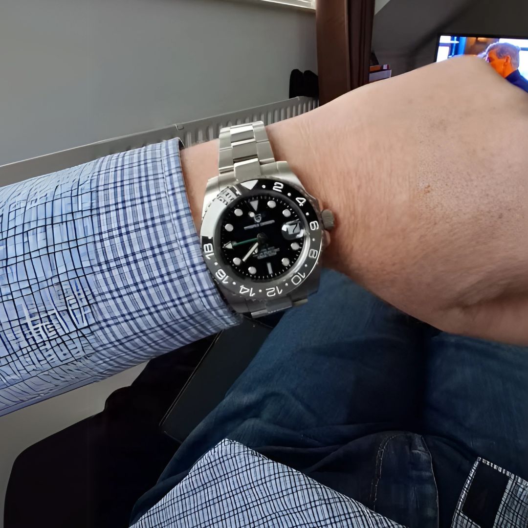 Reloj Automático PAGANI DESIGN GMT MASTER, PD-1662 - Bruce Wayne