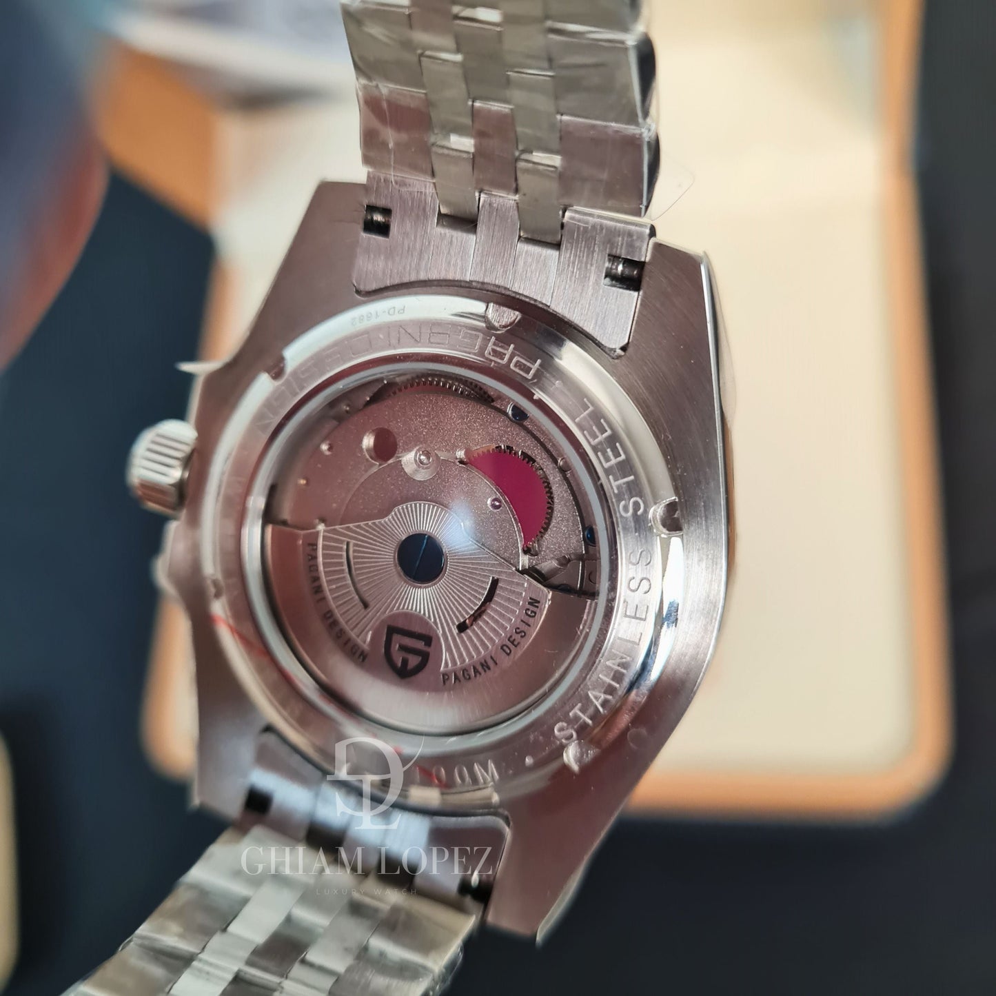 Reloj Automático PAGANI DESIGN GMT MASTER Jubilee, PD-1662 - Pepsi