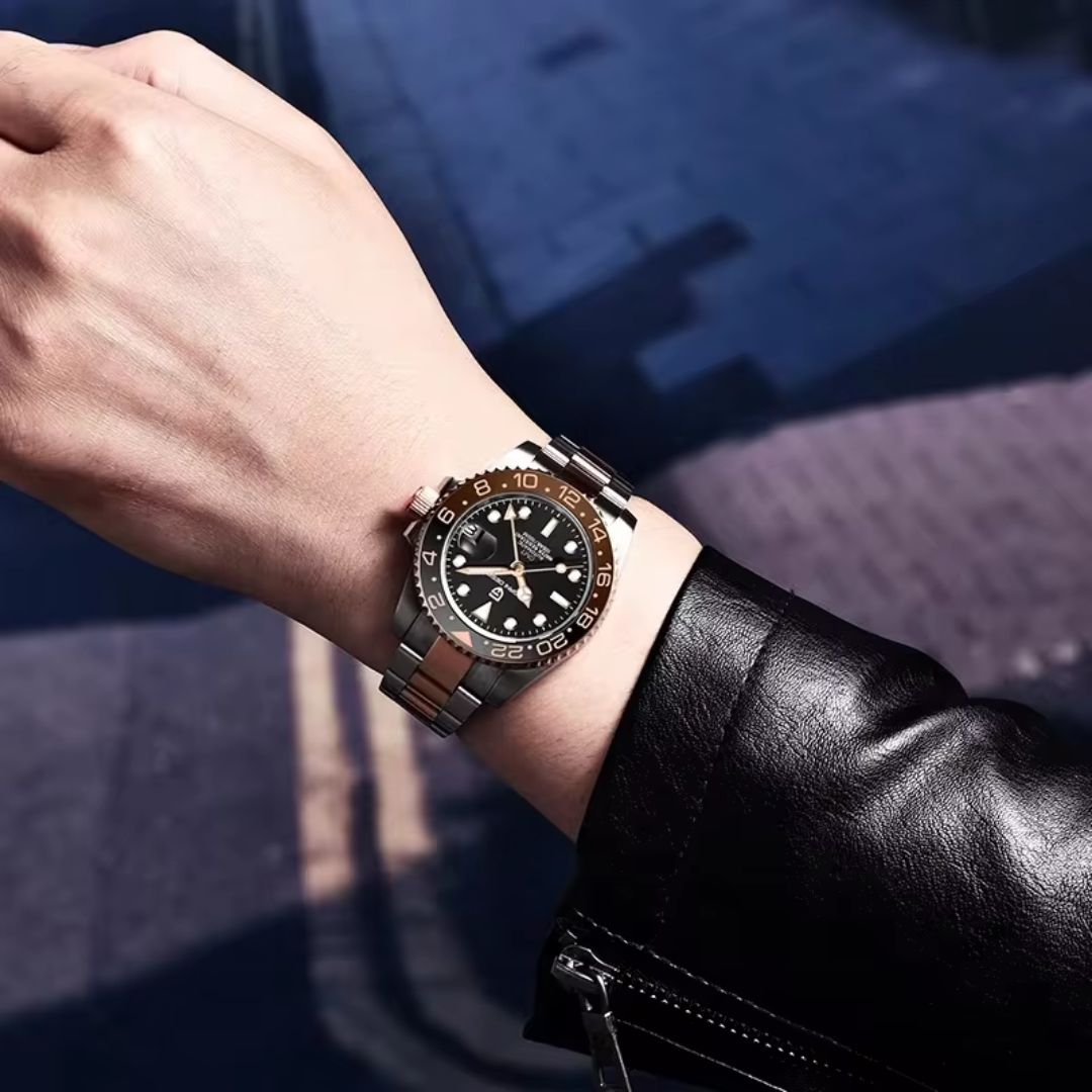 Reloj Automático PAGANI DESIGN GMT MASTER, PD-1662 - Root Beer