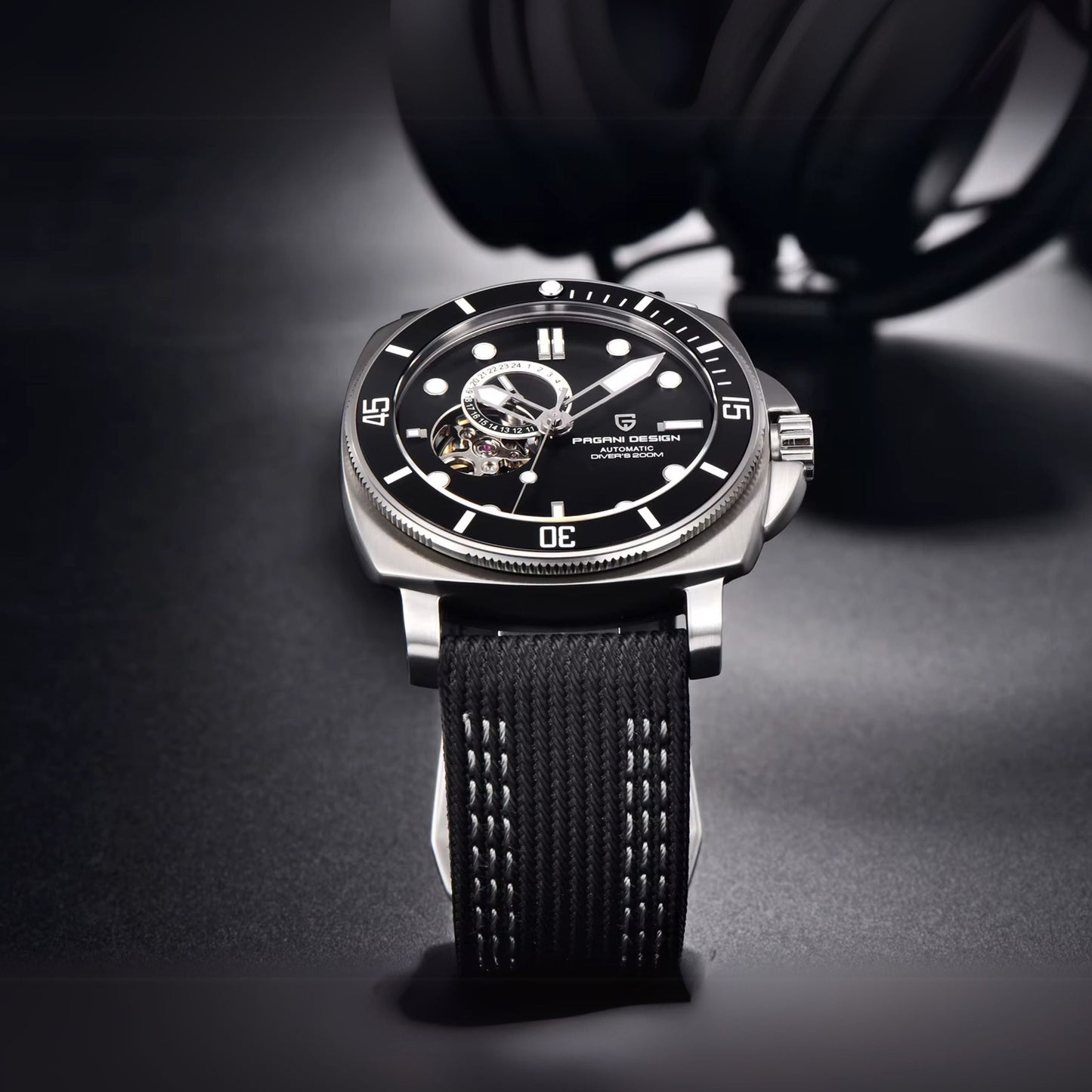 Reloj Automático PAGANI DESIGN PD-1736 - Negro