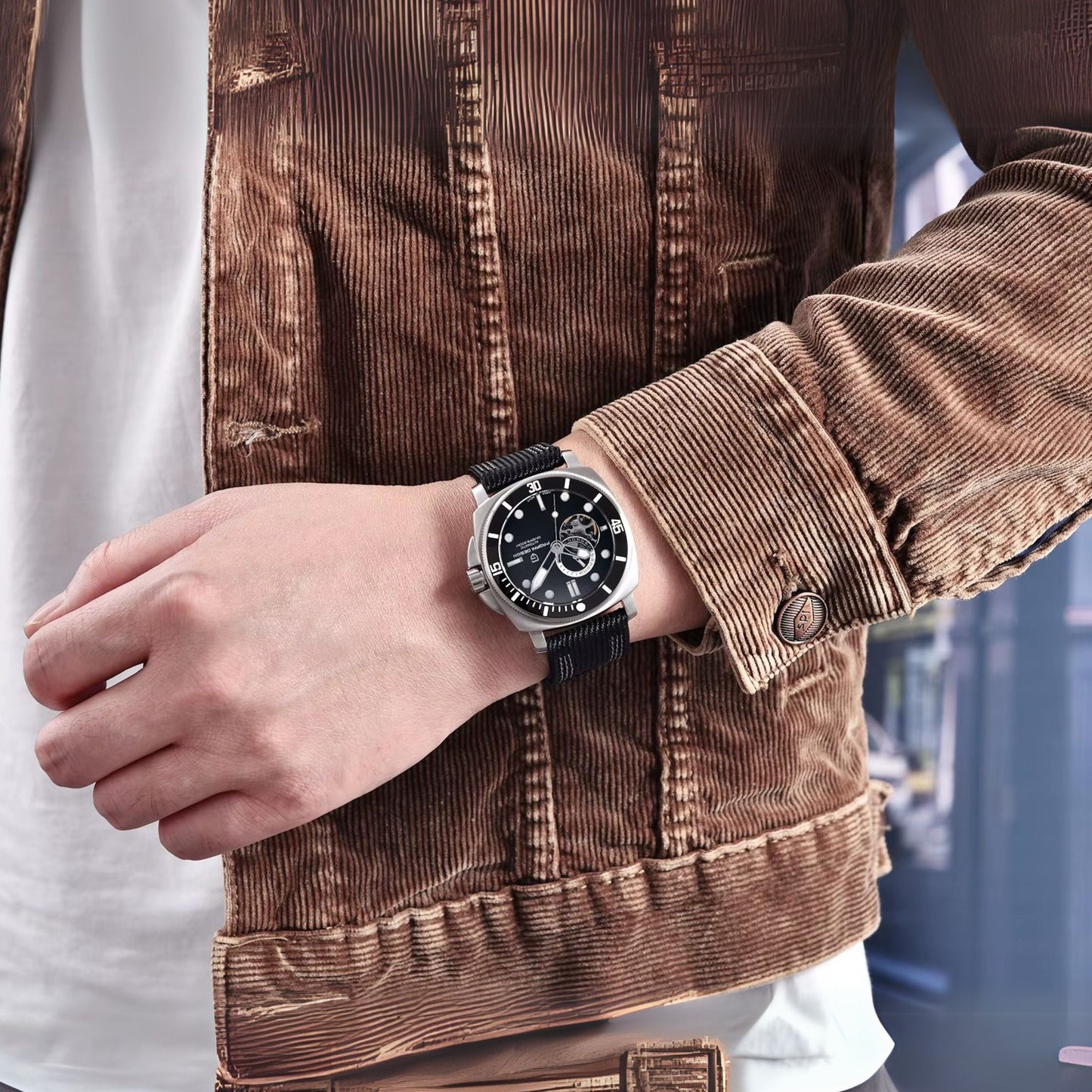 Reloj Automático PAGANI DESIGN PD-1736 - Negro