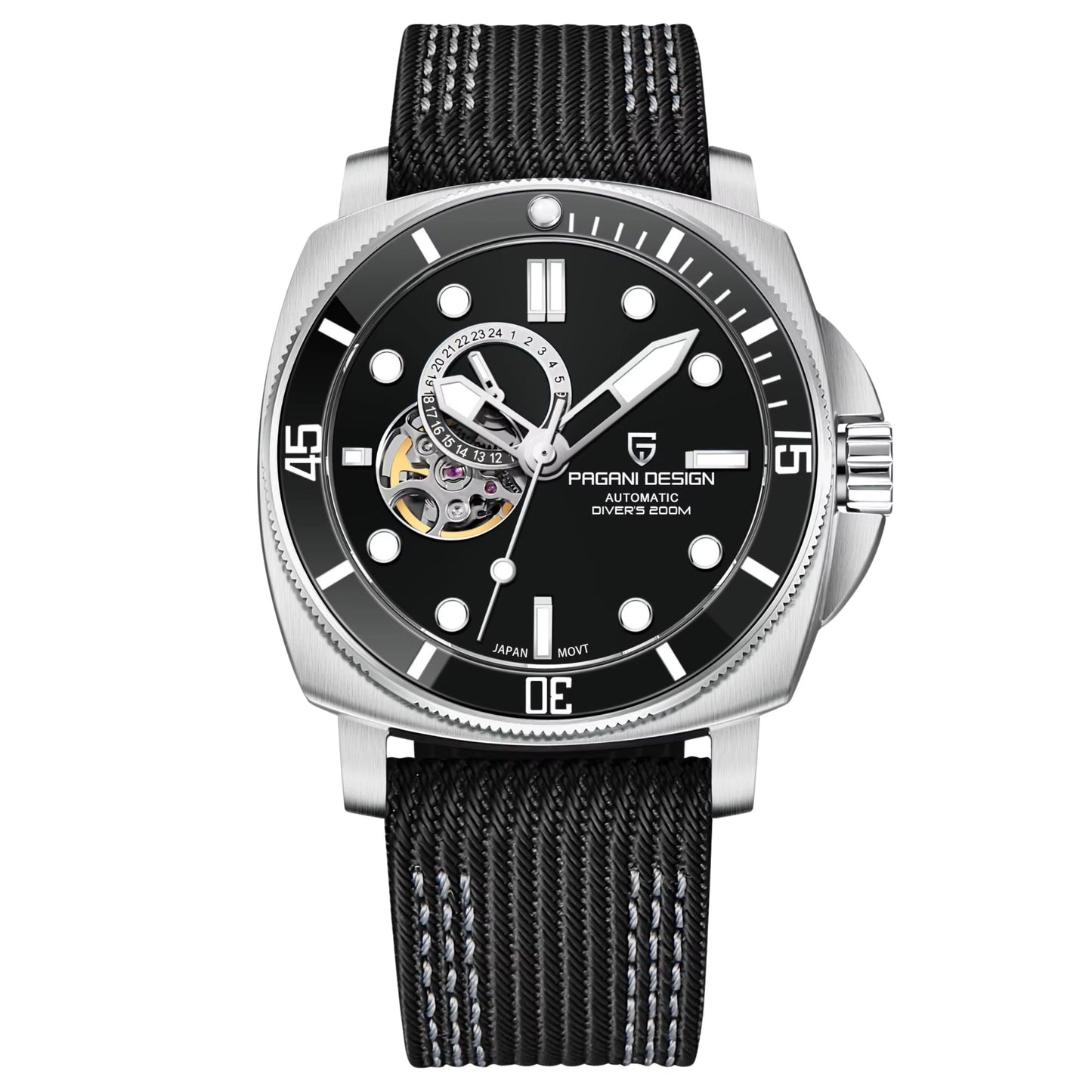 Reloj Automático PAGANI DESIGN PD-1736 - Negro