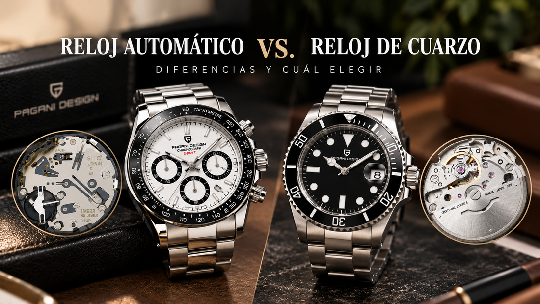 ¿Reloj automático o de cuarzo? Guía para elegir el movimiento ideal
