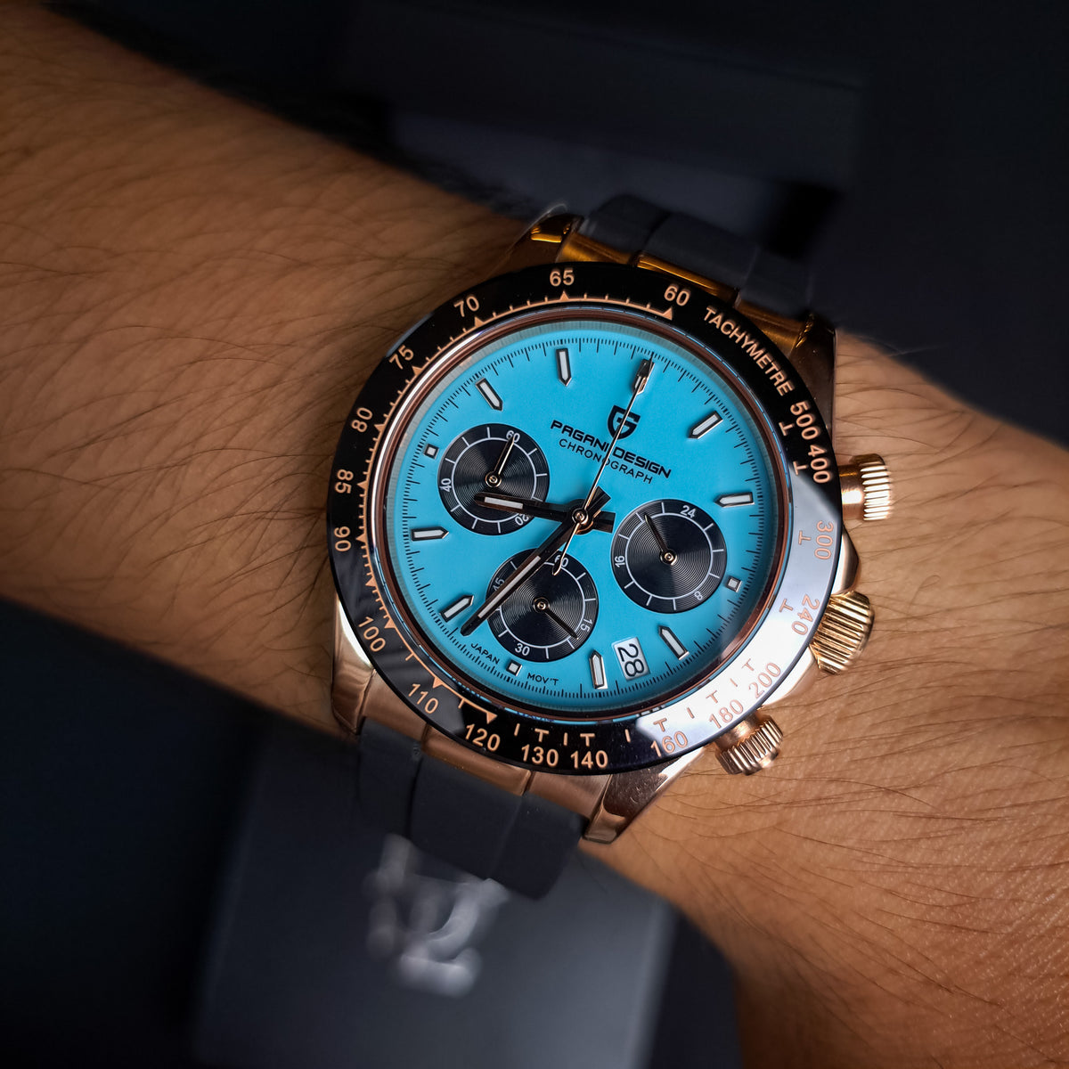PAGANI DESIGN Daytona OysterFlex Cronógrafo de Cuarzo | PD-1664