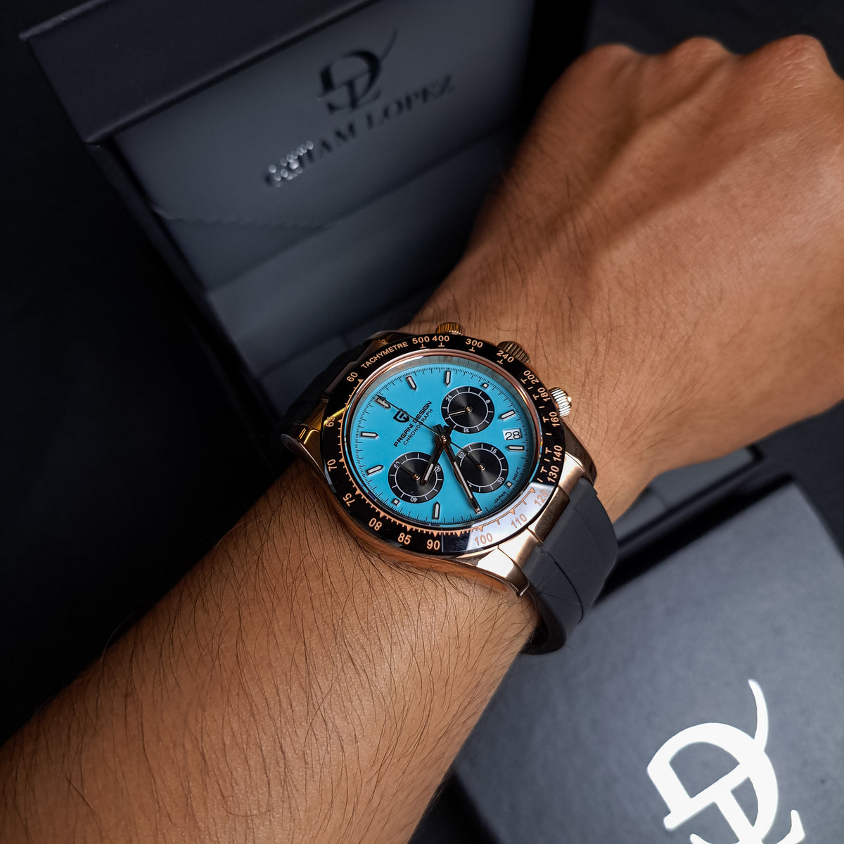 PAGANI DESIGN Daytona OysterFlex Cronógrafo de Cuarzo | PD-1664