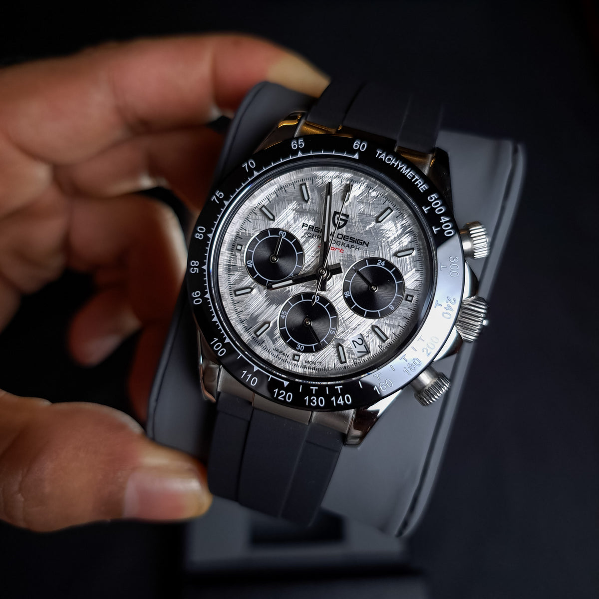PAGANI DESIGN Daytona OysterFlex Cronógrafo de Cuarzo | PD-1664