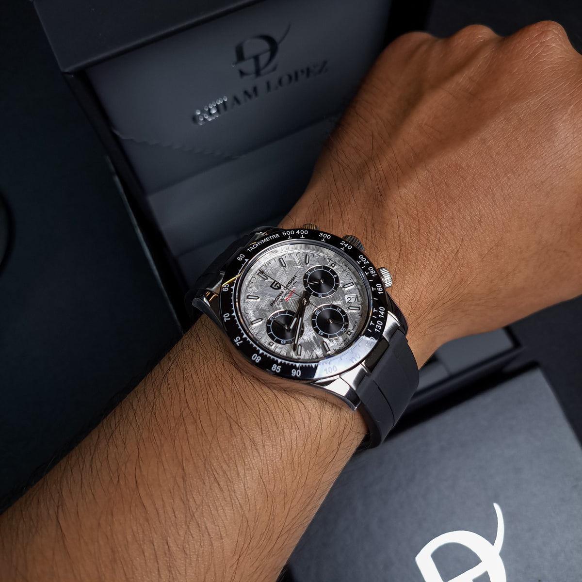 PAGANI DESIGN Daytona OysterFlex Cronógrafo de Cuarzo | PD-1664